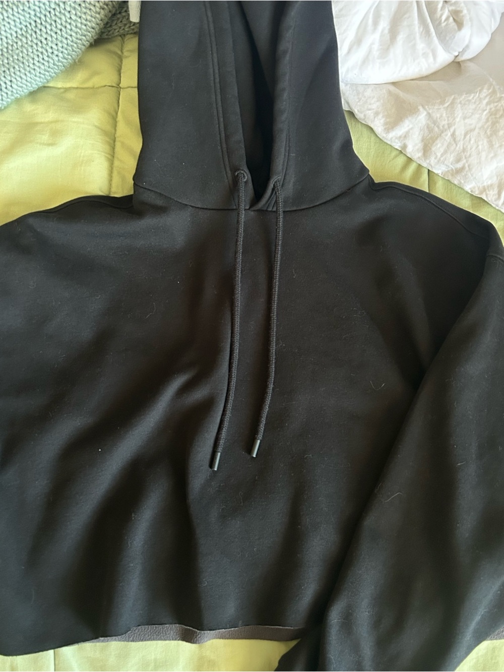 Fabletics Black Hoodie with Interior Fleece